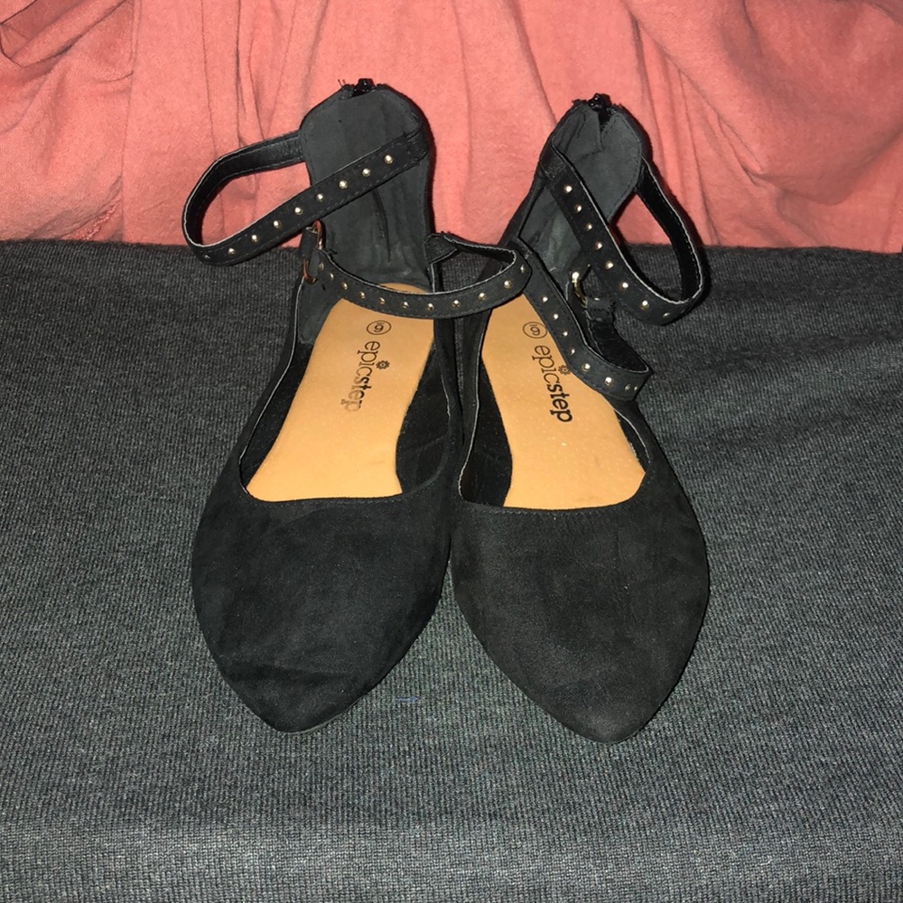 Cute flats with ankle straps